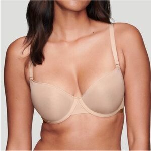 Cuup The Demi Mesh Bra in Sand SZ 30G NWT